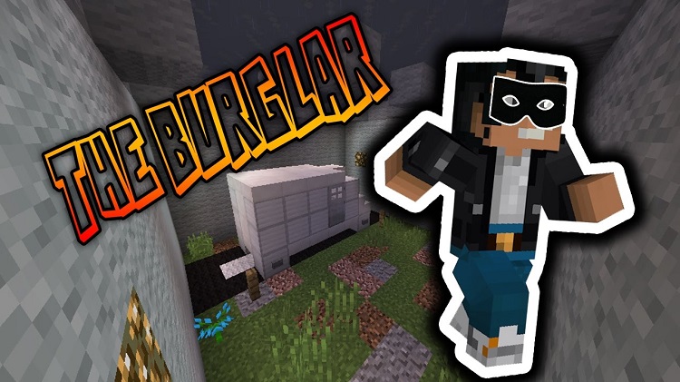 The Burglar Map for Minecraft Logo